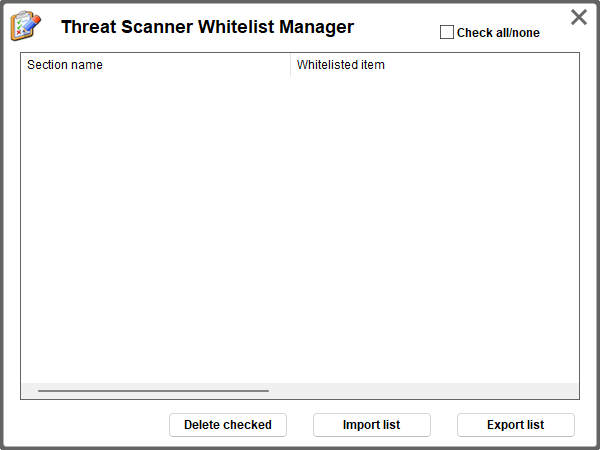 Ultra adware killer whitelist